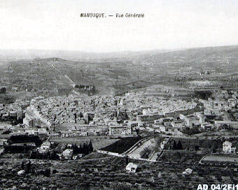 Manosque vers 1950